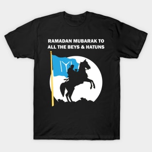 Ramadan Mubarak Kareem Ertugrul Bey Kurulus Osman Kayi Flag Drillis Ottoman Empire Turkey Istanbul Gift T-Shirt